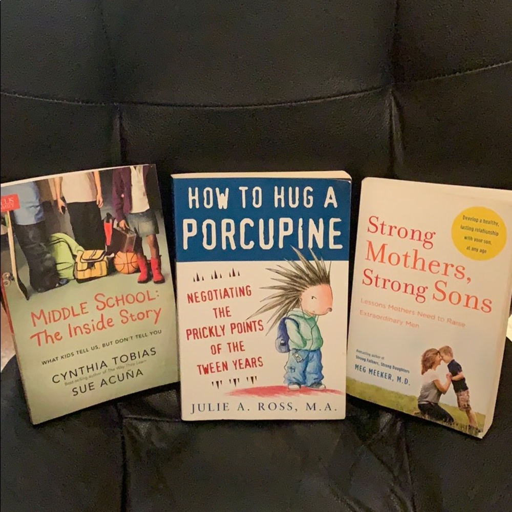 Books:  all about raising sons and tweens